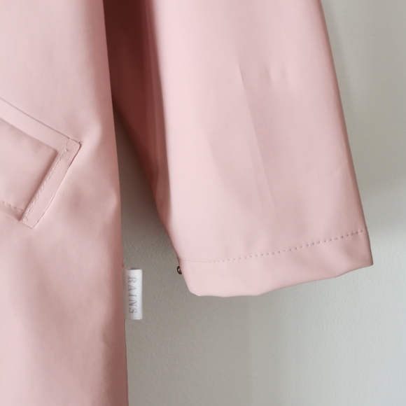 Rains Rose Pink Waterproof Jacket - Picture 5 of 14